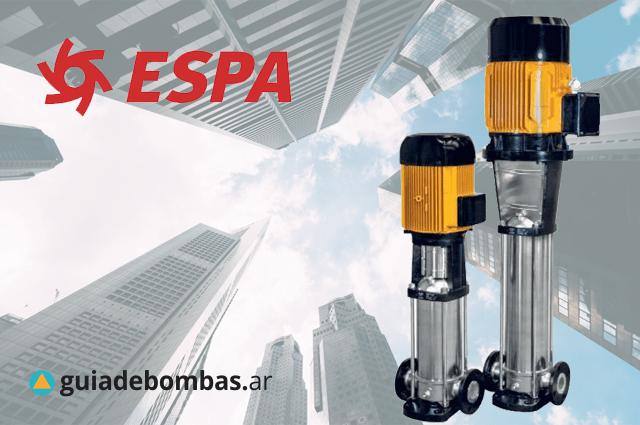 ESPA Multi VS: bombeo multietapa In-Line en acero inoxidable