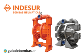 BOMBAS METALICAS INDESUR <br>Robustez y practicidad de accionamiento neumático