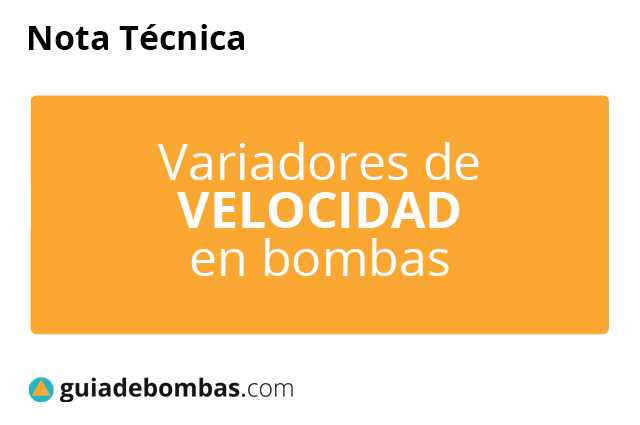 VARIADORES DE VELOCIDAD EN BOMBAS