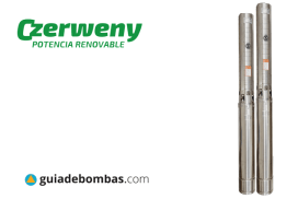 CZERWENY 4SP Electrobombas <br>sumergibles para pozo profundo Ø4”