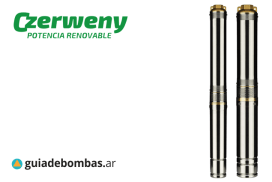 SUMERGIBLES CZERWENY QJ <br>para pozos profundos de Ø2”, 3” y 4”