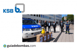 KSB ENVIARÁ BOMBAS A ALEMANIA<br>por las inundaciones
