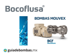 BOMBA MOUVEX <br>de desplazamiento positivo