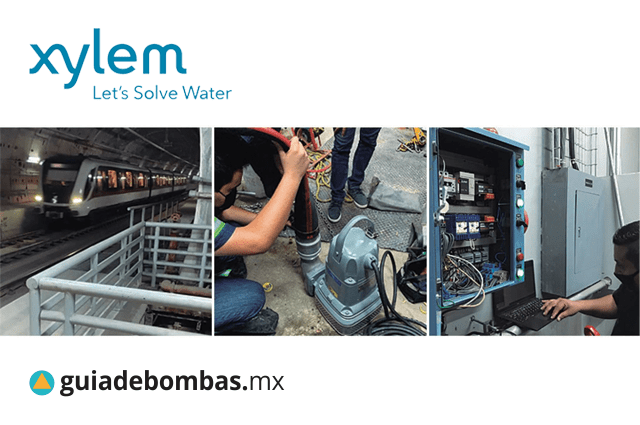 BOMBA DE ACHIQUE INTELIGENTE EVITA inundaciones en estación de tren de Guadalajara