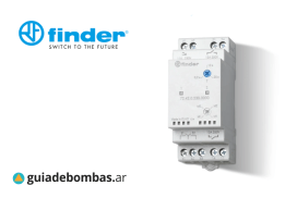 ALTERNACION DE BOMBAS <br>Seguridad en la provisión de agua con 72.42 de Finder