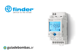 INTERRUPTOR ASTRONÓMICO BLUETOOTH <br>anual tipo 12.B2 de Finder