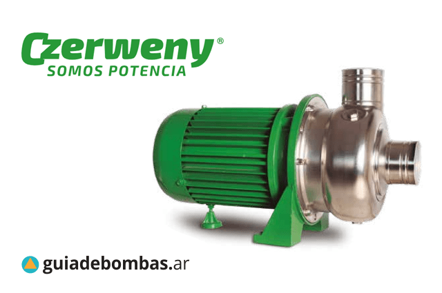 CZERWENY BQx: grandes caudales, construida en acero inoxidable